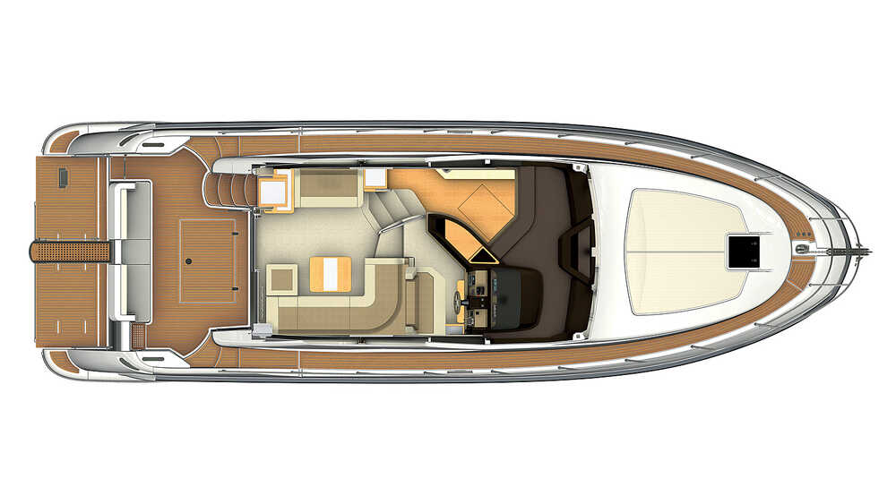 Главная палуба Azimut Flybridge 45