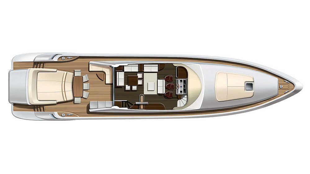 Главная палуба Azimut 86S