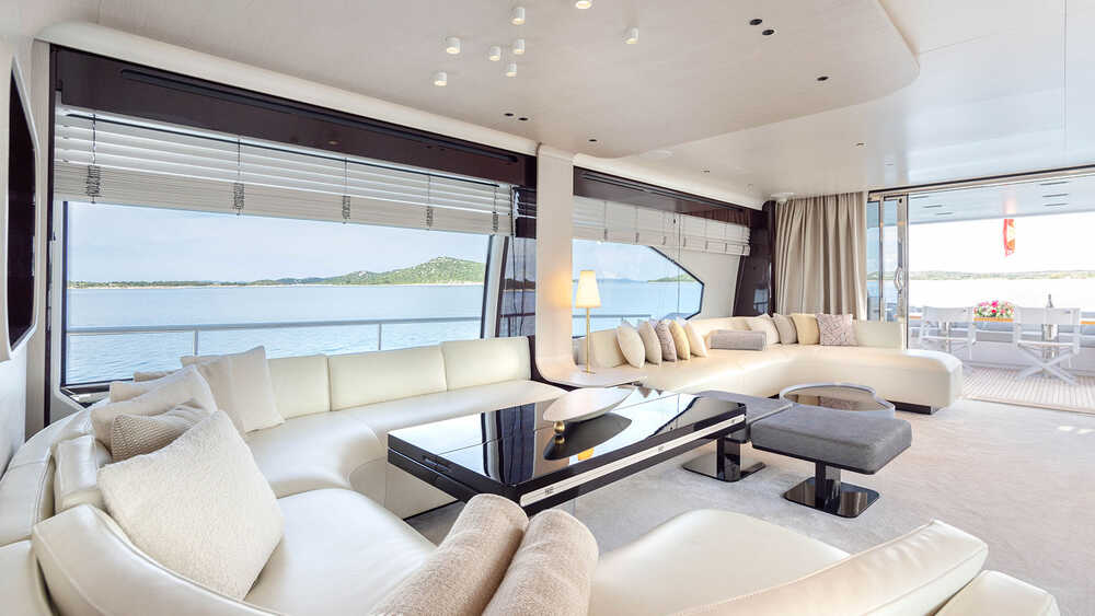 Версия планировки салона на главной палубе "Lounge"