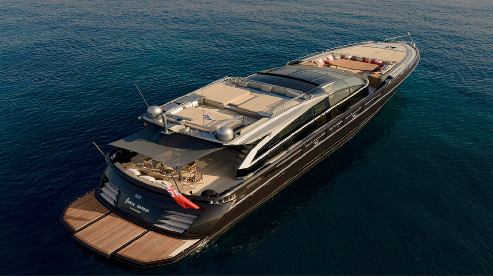Экстерьер Baia 100 M/Y FAN ONE 2008