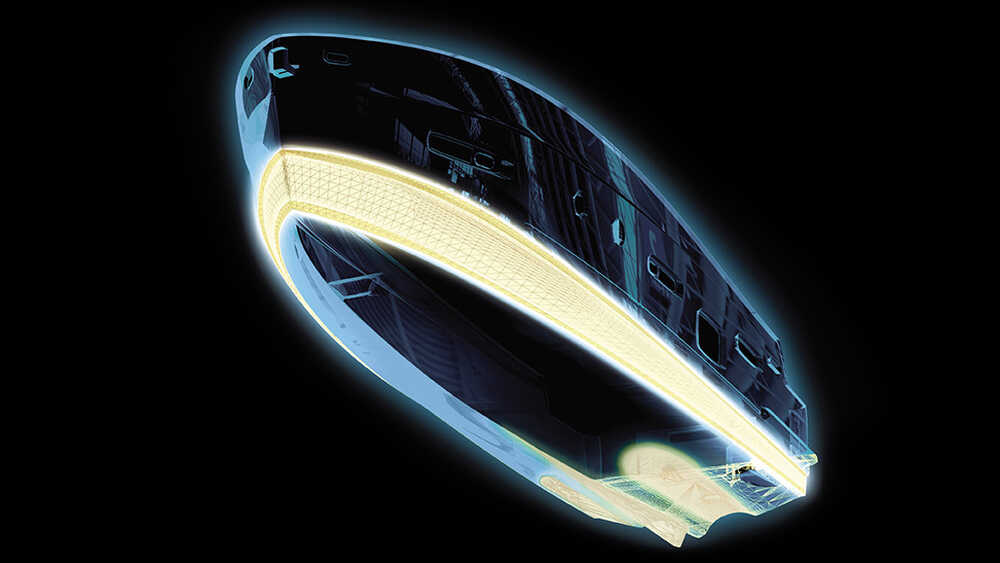 Double chine dual mode hull