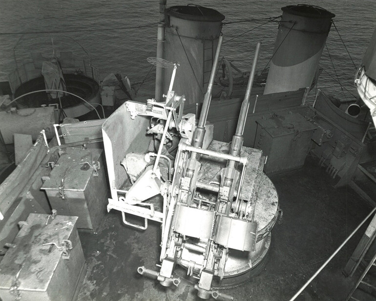20-мм зенитная установка Oerlikon на HMCS Stormont, 1944