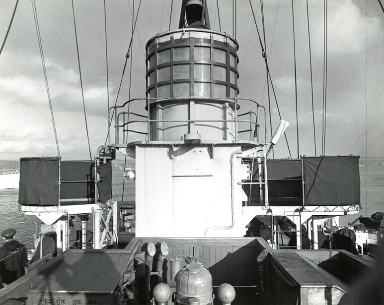 Радар на HMCS Stormont, Галифакс, январь 1944